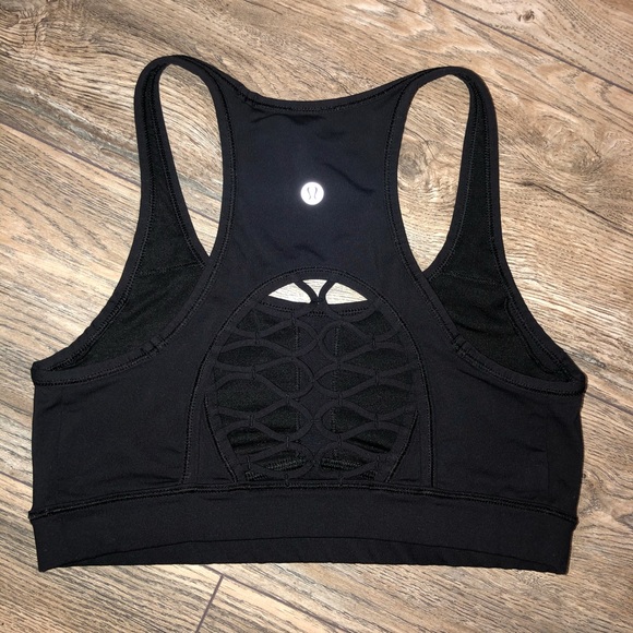 Lululemon Black Sweaty or Not Sports Bra - Picture 10 of 14